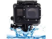 Black Edition Waterproof Housing Protective Case with Buckle Basic Mount for GoPro HERO3 Black