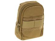 Backpack Style Mini Nylon Accessories Bags Camping Outdoor Sport Casual Waist Pack Zipper Pouch Bag Beige