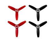 2 Pairs Propellers Main Blades Rotors Props Part for Parrot Bebop Drone 3.0 (Red + Black) 2 Pairs Propellers Main Blades Rotors Props Part for Parrot Bebop Drone 3.0 (Red + Black)