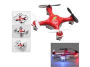 668 Q5 2.4GHz 4 in 1 Mini Quadcopter with Flash Light and 6 axis Gyro Red