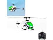WLtoys V988 Power Star 2 4CH Single Blade Flybarless 2.4G RC Helicopter Green