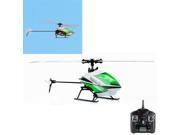 WLtoys V930 Power Star X2 4CH Single Blade Flybarless 2.4G RC Helicopter Green