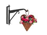 Dolls House Miniature Hanging Basket Hook Holder Garden Accessory