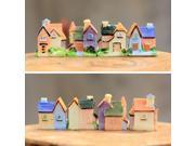 Micro Miniature Resin Small House Villa Ornaments Garden