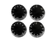 4pcs Speed Control Knobs Black for Gibson Les Paul For Electric Guitar