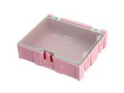 1Pc Pink Mini ESD SMD Chip Resistor Capacitor Component Box