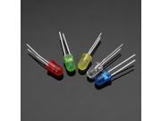 100Pcs 20Ma F5 5MM 5Colors Ultra Bright LED Diode Red Green Blue White Yellow