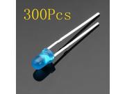 300Pcs F3 3MM Ultra Bright Blue LED Diode