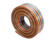 5M 1.27mm 20P DuPont Cable Rainbow Flat Line Support Wire Soldered