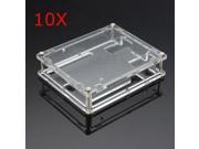 10Pcs Transparent Acrylic Shell Box For Arduino UNO R3 Module Board