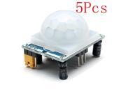 5Pcs HC SR501 Human Infrared Sensor Module Including Lens
