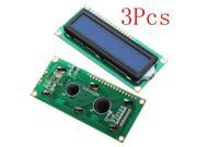 3Pcs 1602 Character LCD Display Module Blue Backlight