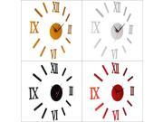 DIY Roman Numeral Clock Kit Black Red Gold Silver