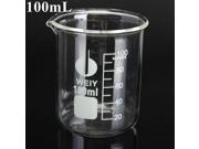 100mL Graduated Borosilicate Glass Beaker Volumetric Glassware For Laboratory