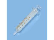 5mL Precision Clear Glass Syringe Injector Lab Glassware Sampler