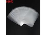 100pc Clear Snack Bag Cellophane For Gift Chocolate Lollipop 11.5X8cm