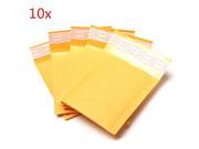 10Pcs 250*200mm 40mm Bubble Envelope Yellow Color Kraft Paper Bag Mailers Envelope