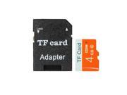 4GB Micro SD TF Secure Digital High Speed Flash Memory Card Class 6 With Adapter