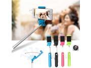 Handheld Wire Remote Control Monopod Selfie Stick With Bag For iPhone 5c 5 5s 6 6 Plus And Other Cellphone Green
