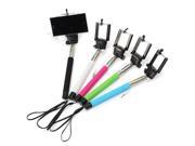 Extendable Handheld Monopod Selfie Stick With 3.5mm Cable For Iphone 6 6 Plus And Other CellPhone White