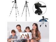 FT 810 Portable Aluminum Telescopic Tripod Stand Holder With Bag For Camera DV Phone Silver