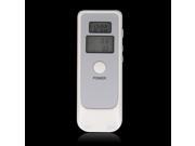 Dual Digital Alcohol Breath Tester Breathalyzer with LCD Clock
