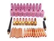51pcs TIG KIT TIG Welding Torch Consumables Accessories FIT WP 17 18 26 Series
