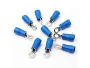 10pcs Blue Rubber PVC Terminals Insulated Ring Connector RC 1.5 2.5mmÂ² M10 3 8 10.5MM