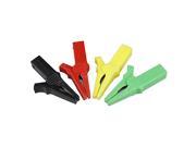 2pcs 53mm Alligator Clip to 4mm Banana Female Jack Test Adapter Yellow