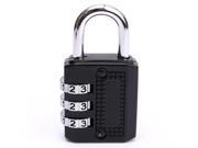 3 Dial Digit Combination Metal Gym Lock Luggage Bag Password Padlock
