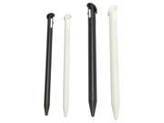 2Pcs Plastic Stylus Touch Screen Pen For New Nintendo 3DSLL 3DS XL Black Wh For New 3DS
