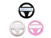 Racing Steering Wheel Handle For Wii Remote Controller White