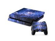 Sticker Skin For PS4 PlayStation 4 Console 2Controller Cover Blue Skull