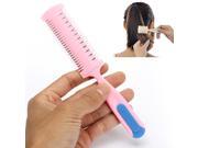 Barber Hair Cutter Thinning Shaper Comb Double Razor Blade Trimmer