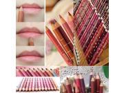 12 Colors Lip Liner Set 15cm Long Lasting Makeup Pencil