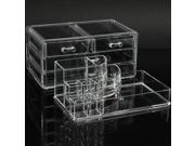 Clear Acrylic Cosmetic Display Storage Organizer Container with 4 Drawers