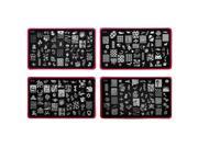 Stainless Manicure Nail Art Stamping Template Image Stamp Plate 04
