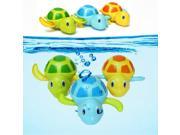 3 Colors Swimming Turtle Bathtub Toy For Children Kids Green