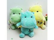 Lovely Hippo Doll Stuffed Plush Toy Creative Gift 30cm Yellow