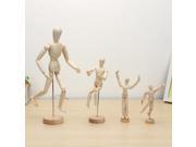 Wooden Jointed Doll Man Figures Model Painting Sketch Cartoon 11cm