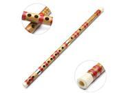 Chinese Musical Instrument G Key Bamboo Flute With Soft Pouch For Beginner