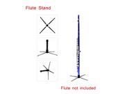 Flute Stand Tripod Holder with 4 Legs Detachable Portable Design