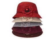 Women Hat Flax Sunshade Breathable Hollow Out Big Flower Linen Beach Straw Cap Coffee