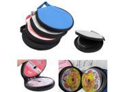 Portable CD DVD DISC Clear Cover Storage Case Wallet Bag Blue