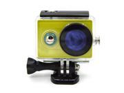 Waterproof Case for Xiaomi Yi Sports Camera Diving 40M Back Up Case Green