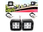 20W 6500K White Waterproof IP67 CREE LED Work Light For ATV Boat SUV Offroad Astigmatic