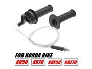 Throttle Cable Handlebar Hand Grips Casing For Honda XR50 CRF50 XR70 CRF70