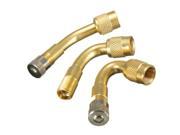 45 Degree Angle Brass Air Type Valve Extension Adaptor For Motorcycle Car Scooter