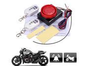 12V Motorcycle Bike Vibration Detector Anti theft Alarm System 2 Remote Control