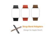 Stainless WatchBand Adapter For All Apple Watch Band Connection 42mm Rose Red